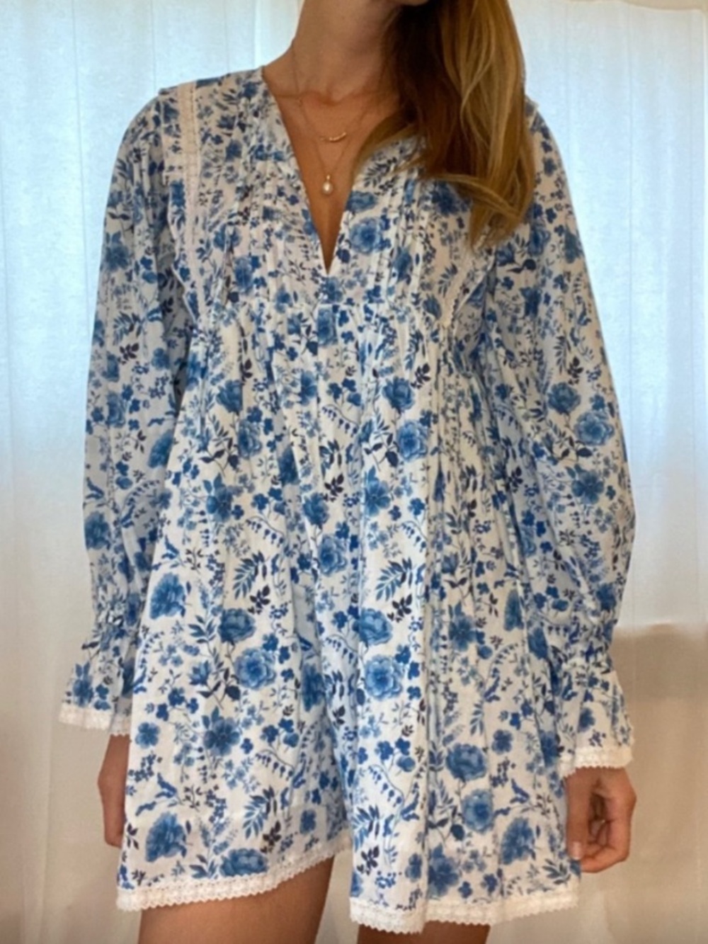 Maurie and Eve Blue Floral Summer Dress